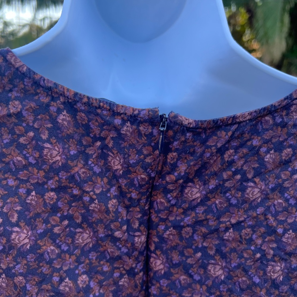 Madewell Purple Floral Maxi Dress - Picture 7 of 9